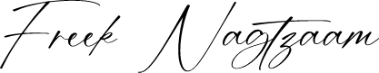 Freek Nagtzaam Handtekening