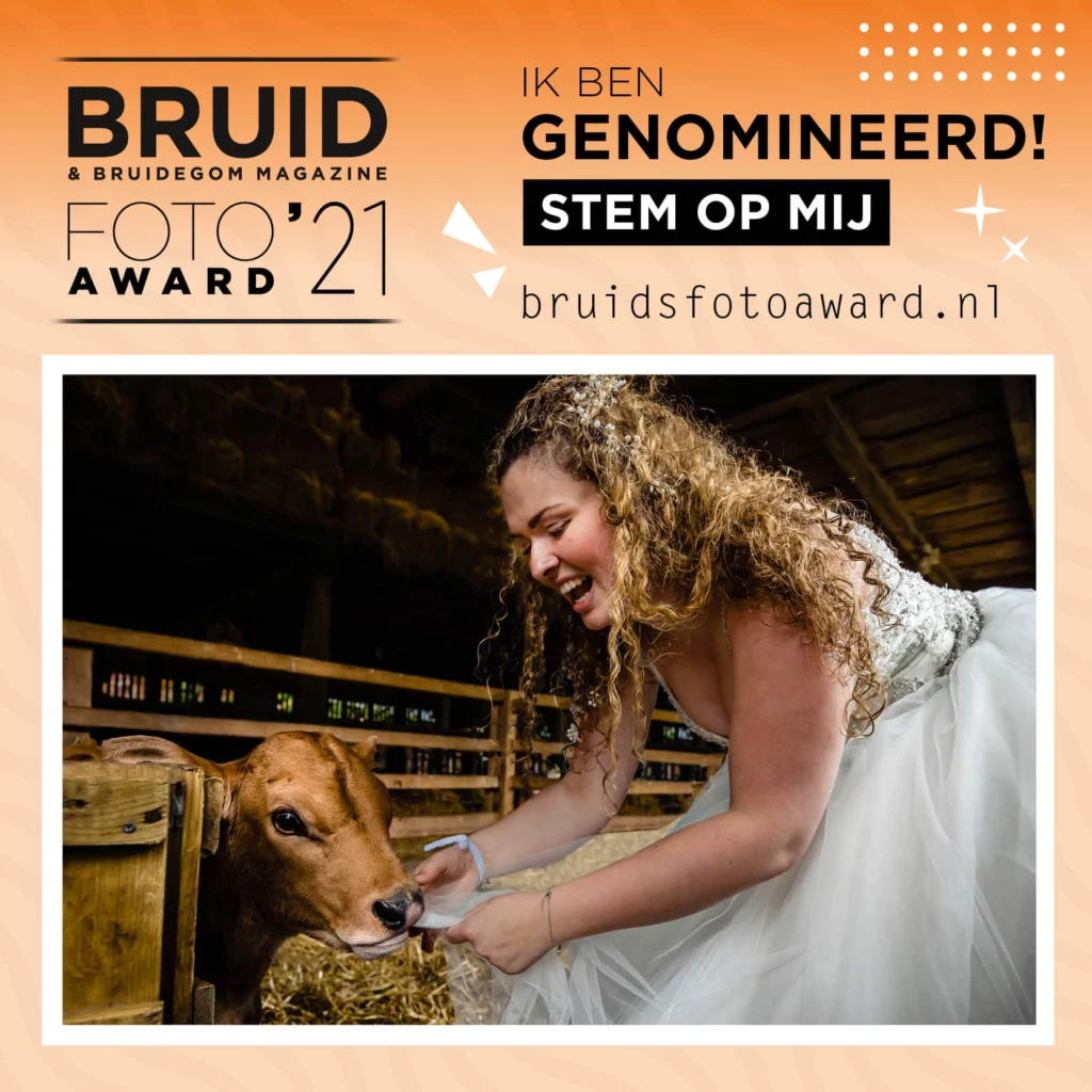 yes genomineerd voor de bruidsfoto award 2021